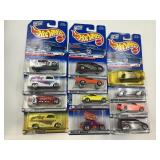 LOT OF 12 HOT WHEELS CARS IN ORIGINAL PACKAGE