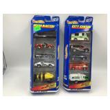 (2)  5 CAR HOT WHEELS GIFT PACKS IN ORIGINAL
