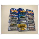 LOT OF 12 HOT WHEELS CARS IN ORIGINAL PACKAGE