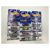 LOT OF 12 HOT WHEELS CARS IN ORIGINAL PACKAGE