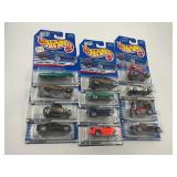 LOT OF 12 HOT WHEELS CARS IN ORIGINAL PACKAGE