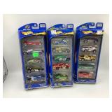 (3)  5 CAR HOT WHEELS GIFT PACKS IN ORIGINAL