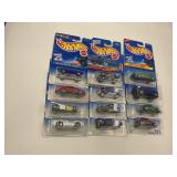 LOT OF 12 HOT WHEELS CARS IN ORIGINAL PACKAGE