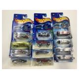 LOT OF 12 HOT WHEELS CARS IN ORIGINAL PACKAGE