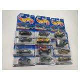 LOT OF 12 HOT WHEELS CARS IN ORIGINAL PACKAGE
