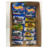 LOT OF 12 HOT WHEELS CARS IN ORIGINAL PACKAGE