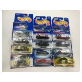 LOT OF 12 HOT WHEELS CARS IN ORIGINAL PACKAGE
