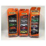 (3) MATCHBOX 5 PACK SETS IN ORIGINAL PACKAGE