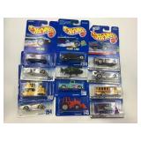 LOT OF 12 HOT WHEELS CARS IN ORIGINAL PACKAGE