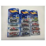 LOT OF 12 HOT WHEELS CARS IN ORIGINAL PACKAGE