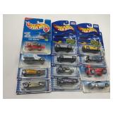 LOT OF 12 HOT WHEELS CARS IN ORIGINAL PACKAGE