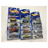 LOT OF 12 HOT WHEELS CARS IN ORIGINAL PACKAGE