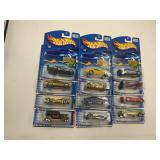 LOT OF 12 HOT WHEELS CARS IN ORIGINAL PACKAGE
