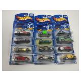 LOT OF 12 HOT WHEELS CARS IN ORIGINAL PACKAGE