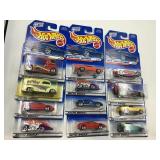 LOT OF 12 HOT WHEELS CARS IN ORIGINAL PACKAGE