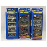 (3)  5 CAR HOT WHEELS GIFT PACKS IN ORIGINAL