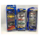 (3)  5 CAR HOT WHEELS GIFT PACKS IN ORIGINAL