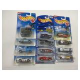 LOT OF 12 HOT WHEELS CARS IN ORIGINAL PACKAGE