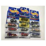 LOT OF 12 HOT WHEELS CARS IN ORIGINAL PACKAGE