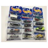 LOT OF 12 HOT WHEELS CARS IN ORIGINAL PACKAGE