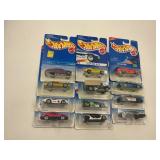 LOT OF 12 HOT WHEELS CARS IN ORIGINAL PACKAGE