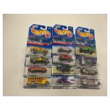 LOT OF 12 HOT WHEELS CARS IN ORIGINAL PACKAGE