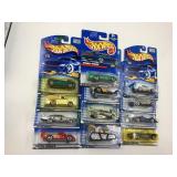 LOT OF 12 HOT WHEELS CARS IN ORIGINAL PACKAGE