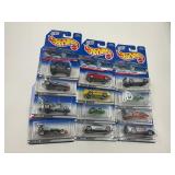 LOT OF 12 HOT WHEELS CARS IN ORIGINAL PACKAGE