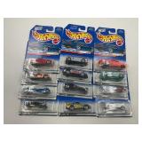 LOT OF 12 HOT WHEELS CARS IN ORIGINAL PACKAGE