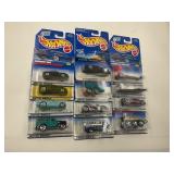 LOT OF 12 HOT WHEELS CARS IN ORIGINAL PACKAGE