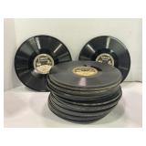 LARGE LOT OF VINTAGE EDISON 78 RECORDS