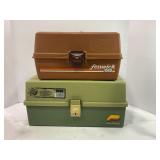 FENWICK 1060 & PLANO TACKLE BOXES WITH CONTENTS
