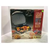 GEORGE FOREMAN MEAN LEAN FAT GRILLING MACHINE IN