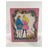 BARBIE 1968 DOLL TRUNK WITH DOLLS & DOLL CLOTHES