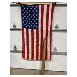AMERICAN FLAG IN ORIGINAL BOX WITH POLE - 4