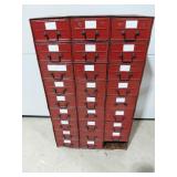 VULCAN 27 DRAWER BOLT BIN OR STORAGE CABINET -