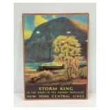 STORM KING NEW YORK CENTRAL LINES METAL SIGN - 11