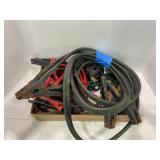 SPOOLS OF ELECTRICAL WIRE, JUMPER CABLES AND MORE