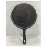WAGNER WARE 1891 CAST IRON SKILLET W/THUMB PRINT