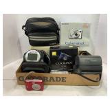 LOT OF ASSORTED CAMERAS - SONY CYBERSHOT, NIKON