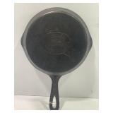 KEYSTONE FOOD CHOPPER #5A CAST IRON SKILLET - 8"