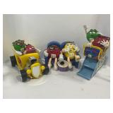 LOT OF THREE M&M CANDY DISPENSERS