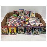 LARGE LOT OF ASSORTED VINTAGE & NEWER NFL CARDS