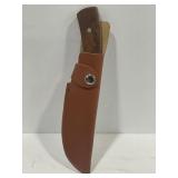 FIXED BLADE STAINLESS HUNTING KNIFE WITH SHEATH -