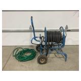 ROLL AROUND GARDEN HOSE REEL WITH HOSE