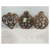 LOT OF 3 PAMPERED CHEF TRIVETS