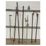 LOT OF 6 BAR CLAMPS