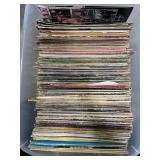 LARGE TOTE OF VINTAGE RECORDS. BEATLES, NEIL