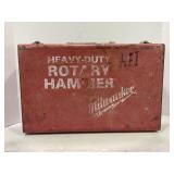 MILWAUKEE HAWK HAMMER DRILL IN METAL CARRY CASE