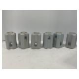 LOT OF 2 - 3 PACK DXE-502 PORCELAIN INSULATORS -